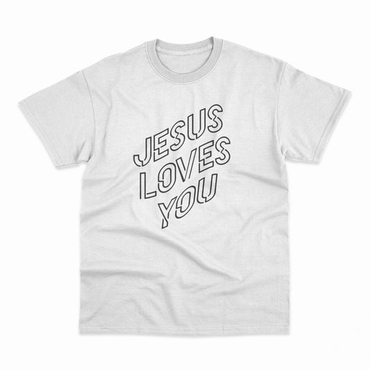 Jesus Loves T-Shirt - White