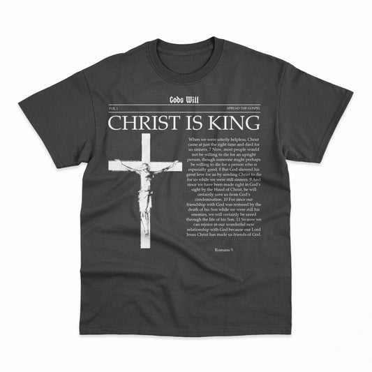 Christ Is King T-Shirt - Black